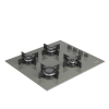 OCD T 601-1 EG Gazlı Cam Tablalı Ocak - Görsel 2