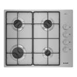 OMD D 611 EI Gazlı Metal Tablalı Ocak